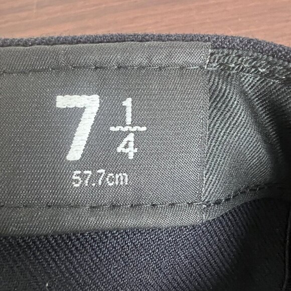 Miami Marlins MLB New‎ Era 59Fifty Men's Hat Black Fitted 7 1/4 100% Wool Black - Picture 13 of 13